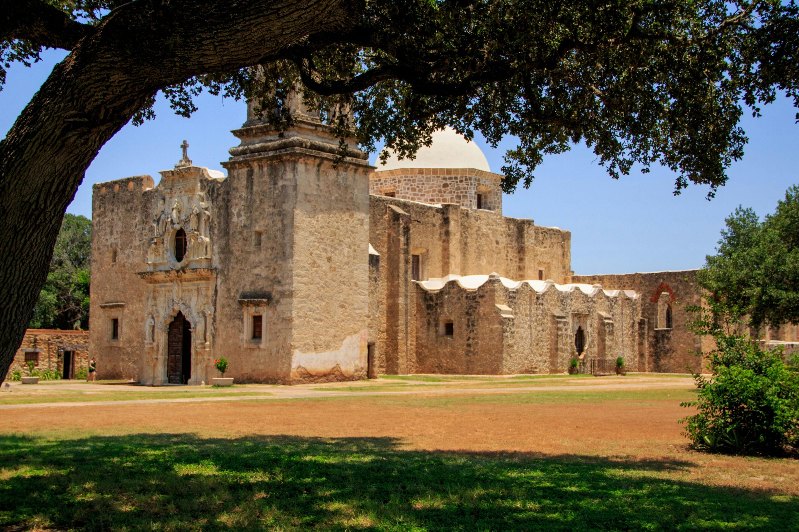 San Antonio, mission, during the day.